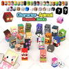 Magnetic Building Blocks with Mini Worlds and Character Figures
