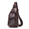 Vintage Genuine Leather Crossbody Bag for Men