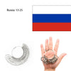 Stainless Steel Ring Sizer Gauge for Accurate Finger Measurement