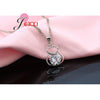 Rhinestone Jewelry Set with Necklace and Earrings