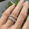 Round Cubic Zirconia Statement Ring