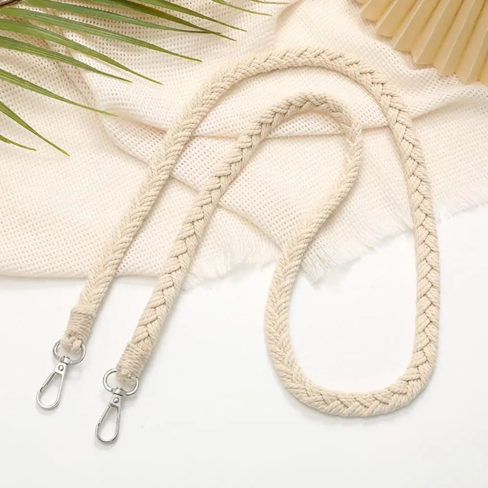 Handwoven Braided Bag Strap – Detachable Crossbody Belt