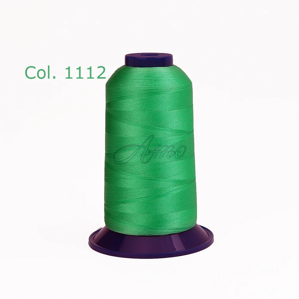 High-Tenacity Polyester Embroidery Thread (120D/2, 40wt) for Home & Industrial Machines