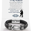 Infinity Knot Leather Bracelet for Men