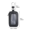 Compact Leather Key Case with Built-in Mirror