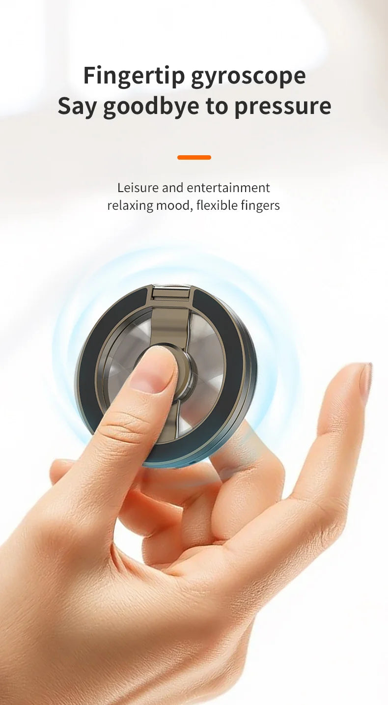 Foldable Magnetic Phone Stand with 360° Rotation