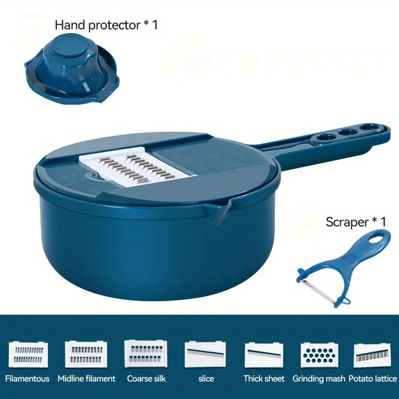 9-in-1 Vegetable Chopper with Collection Container