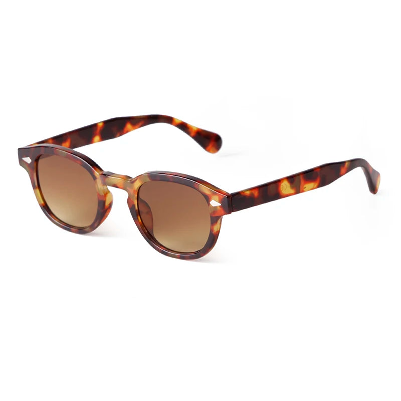 Retro Tortoise Shell Square Sunglasses