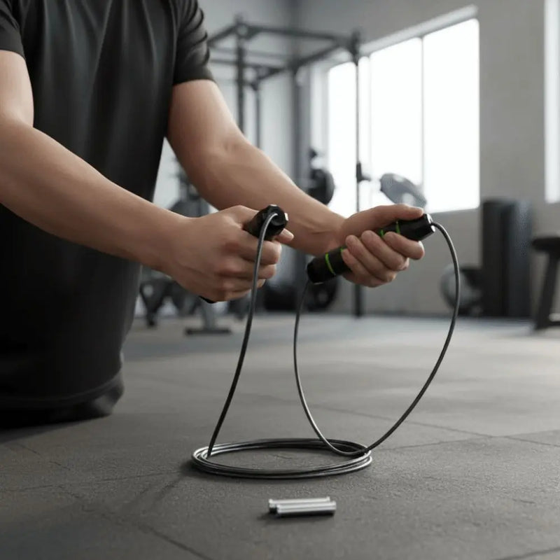 Adjustable Speed Jump Rope with Comfort Foam Handles