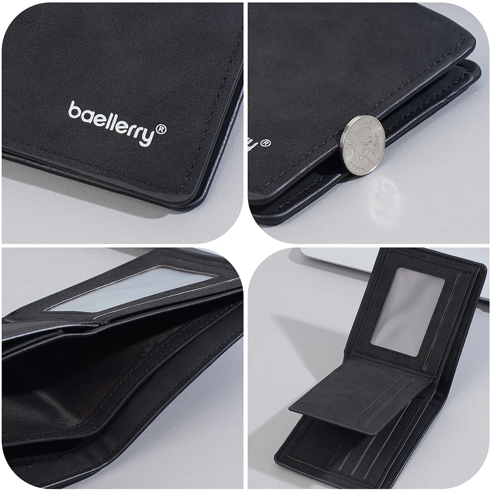 Minimalist Card Holder Wallet for Men with Multiple Slots