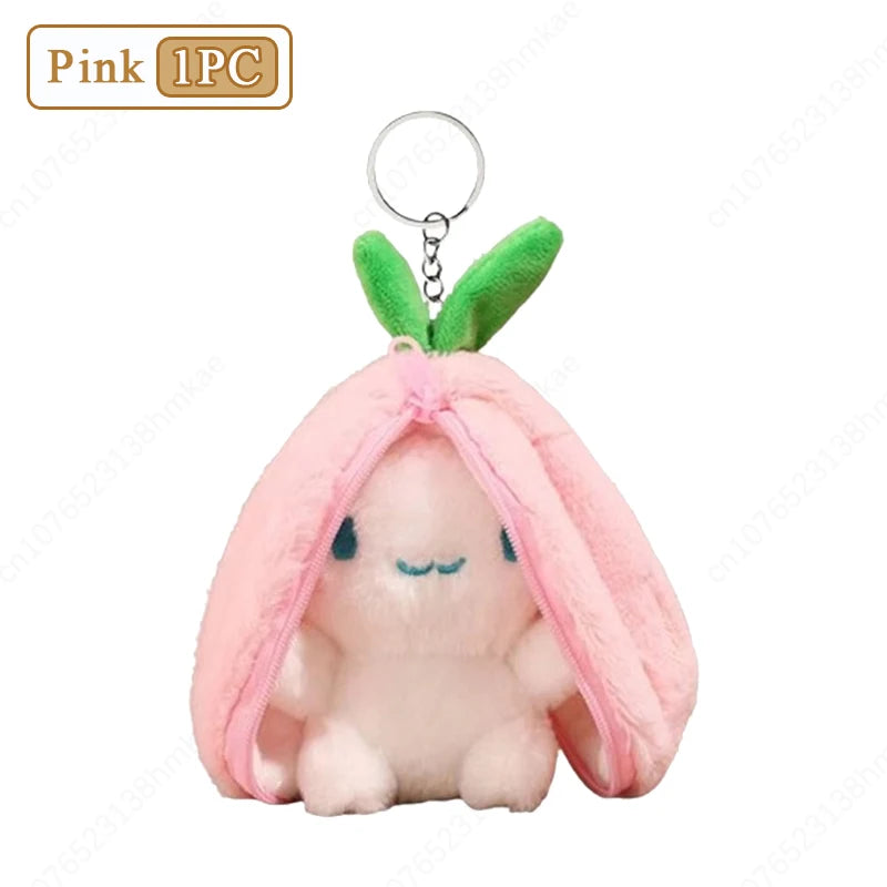Reversible Easter Bunny & Carrot Plush Toy