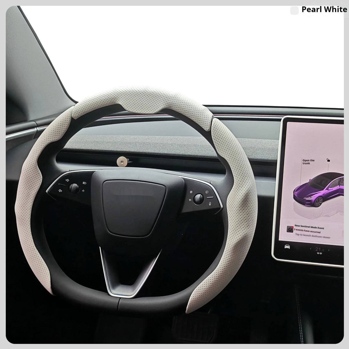 Premium Universal Leather Steering Wheel Cover