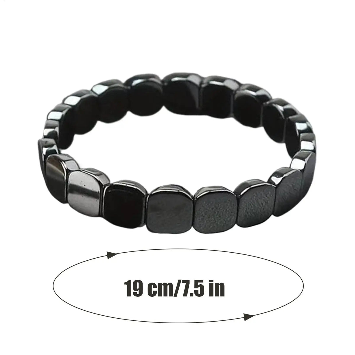 Natural Hematite Therapy Bracelet for Men