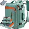 Expandable Travel Backpack with 4 Packing Cubes