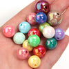 AB Color Acrylic Round Beads for Jewelry Making