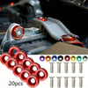 Anodized Aluminum Washer and Bolt Kit for Car Customization