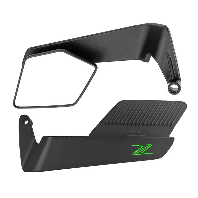 Universal Motorcycle Side Mirrors with Adjustable Winglets