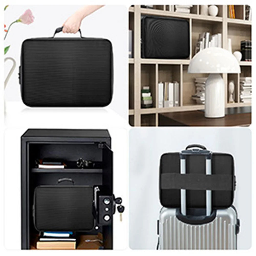 Fireproof Document Organizer with Combination Lock