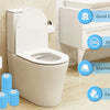 Disposable Toilet Brush Set with Self-Opening Holder
