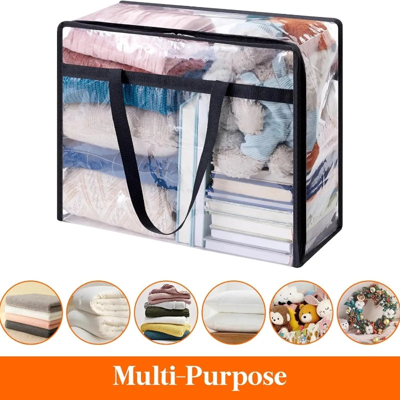 Extra-Large Waterproof Storage Bag with Handle and Zipper