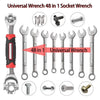 48-in-1 Universal Socket Wrench with 360° Rotating Head