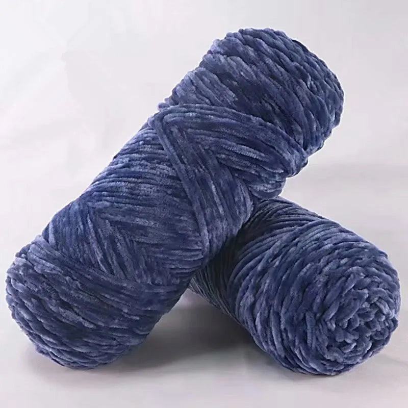 Soft Chenille Yarn for Knitting and Crochet