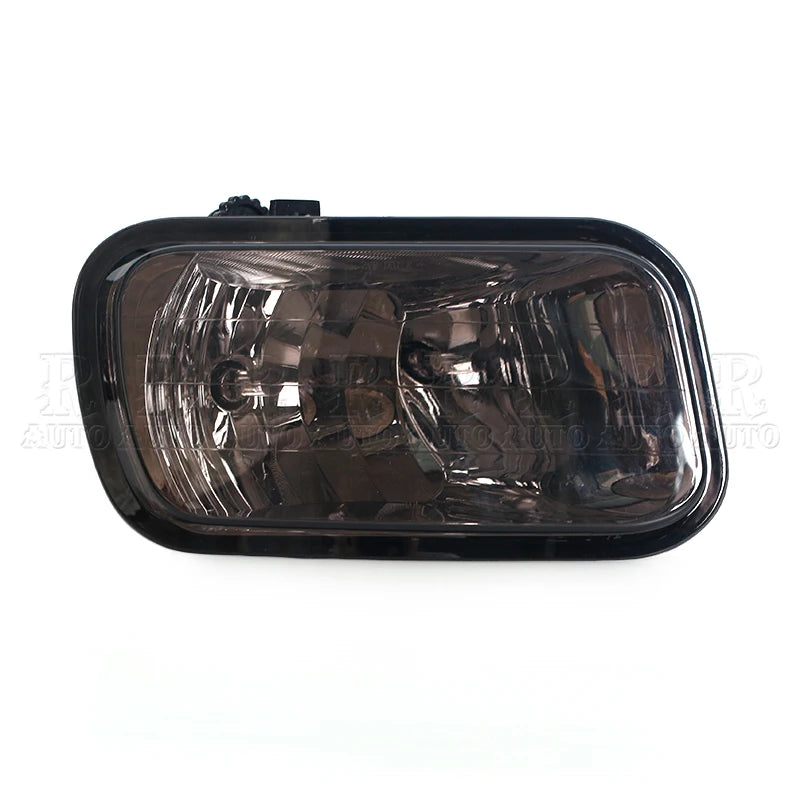 Black rectangular front bumper fog light assembly for Dodge Ram trucks.