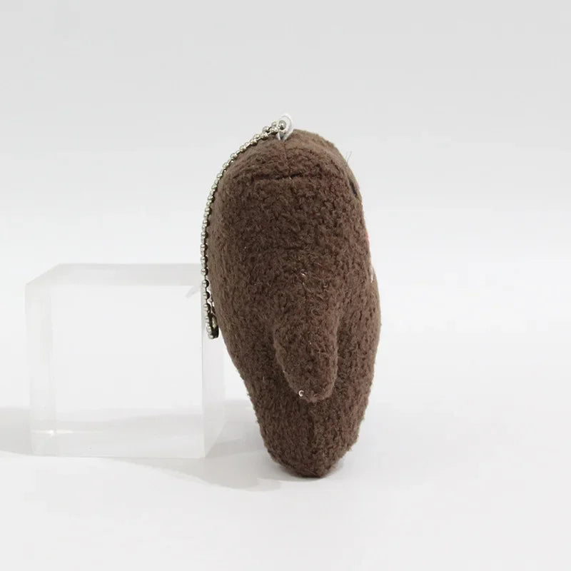 Adorable Domo Kun Plush Keychain – Kawaii Anime Charm for Bags & Keys