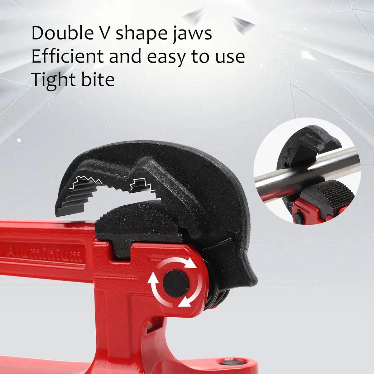 Portable Aluminum Pipe Vise for Valve Maintenance