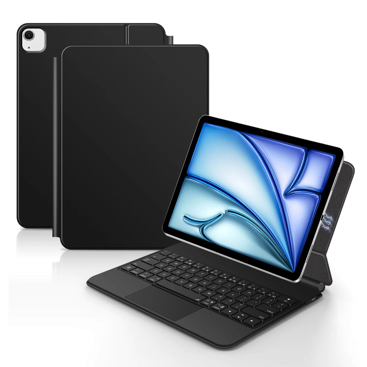 Magnetic Pogo Pin Keyboard Case for iPad Pro & Air