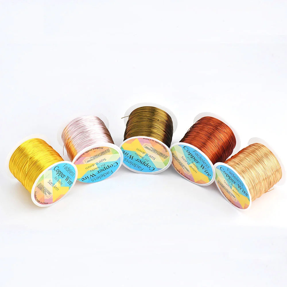 Colored Copper Craft Wire for Jewelry Making and DIY Projects