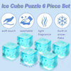 Snowflake Ice Cube Stress Ball