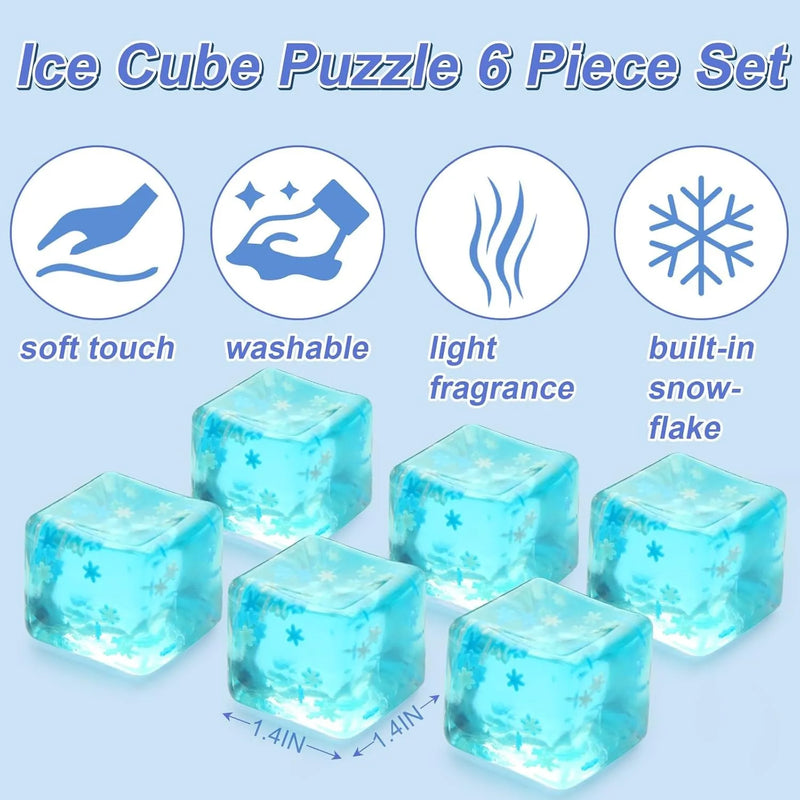 Snowflake Ice Cube Stress Ball