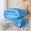Ultra-Soft Striped Flannel Throw Blanket