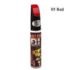A black paint repair pen labeled 05 Red for touch-up work.
