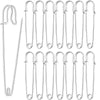 Extra-Large Heavy Duty Stainless Steel Safety Pins (3 inches)