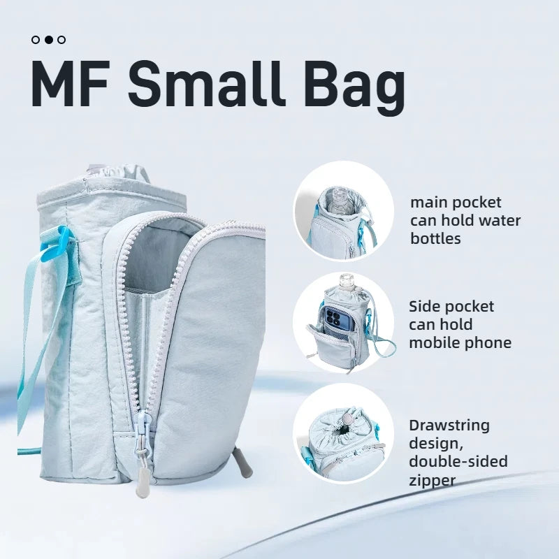 Portable Water Bottle Carrier Bag with Phone Pocket