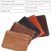 Genuine Leather Slim Card Holder Wallet