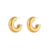 Chunky Gold Hoop Earrings