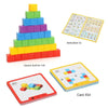 Montessori Rainbow Stacking Blocks for Kids | Spatial Thinking & Math Learning Toy