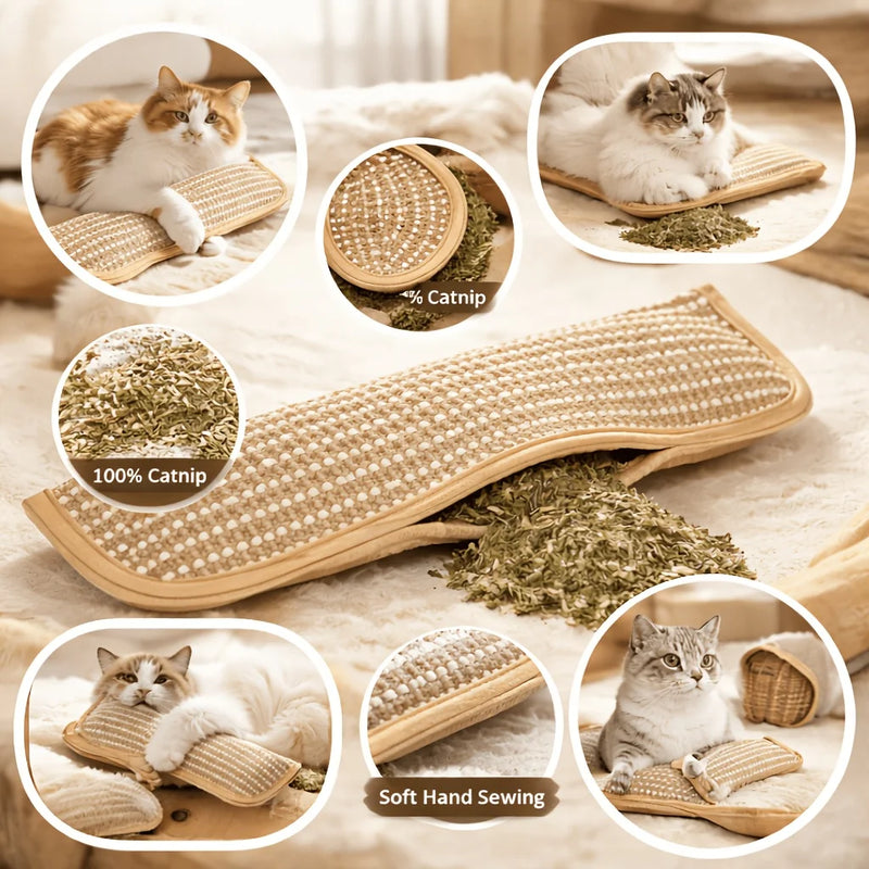 Alfombrilla de Sisal Natural para Rascar