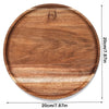 Natural Wooden Serving Tray for Home Decor