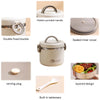 Insulated 304 Stainless Steel Lunch Box with Carry Bag