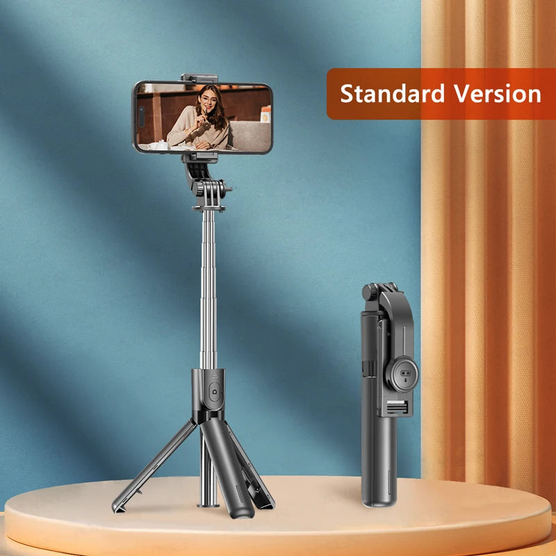 Portable Selfie Stick Tripod with Bluetooth Remote