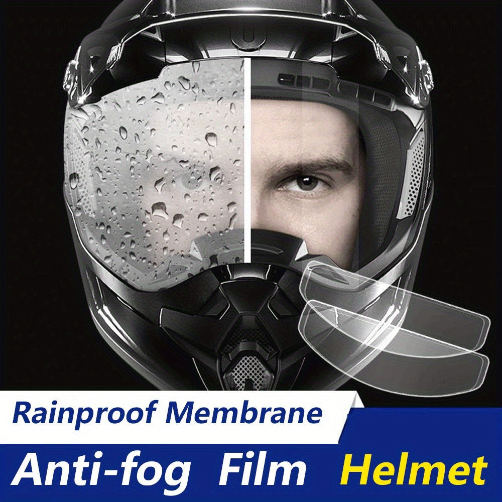 Universal Motorcycle Helmet Visor Rain & Fog Protection Film