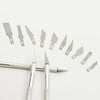 13-Piece Aluminum Alloy Carving Knife Set for Precision Crafting