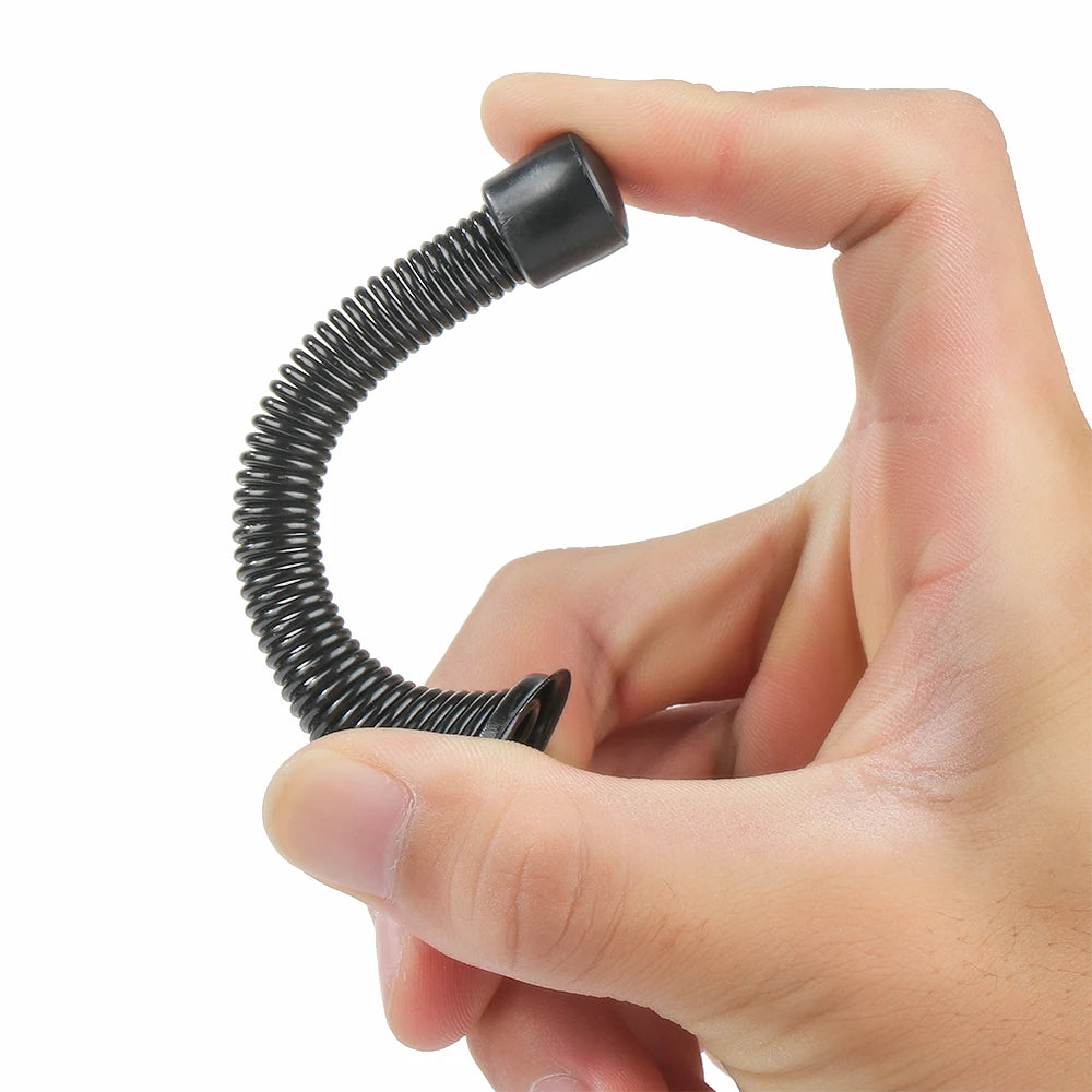 Iron Spring Door Stopper with Wall Protector
