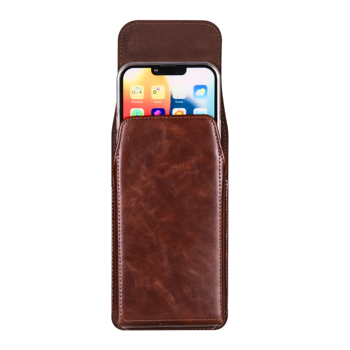 Genuine Leather Belt Clip Phone Holster for Men