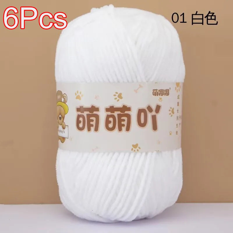 Soft Chenille Yarn for Crocheting and Knitting