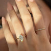 Marquise Zircon Sterling Silver Ring